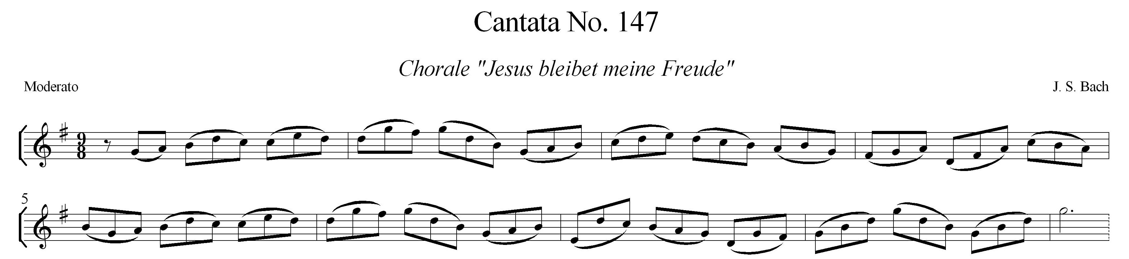 J.-S. Bach's chorale from Cantata 147