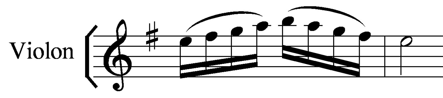 Fast sixteenth notes in the medium