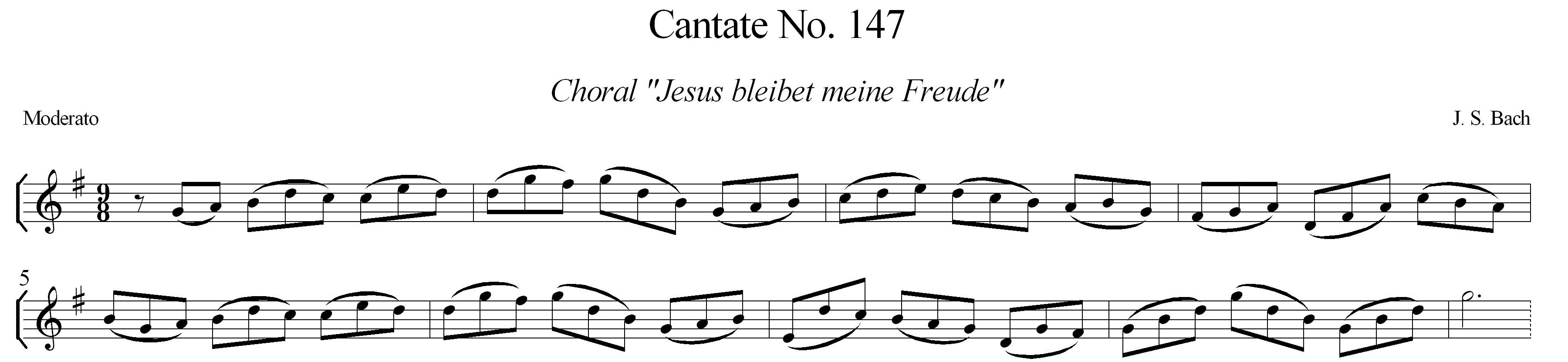 Choral de la Cantate 147 de J.-S. Bach